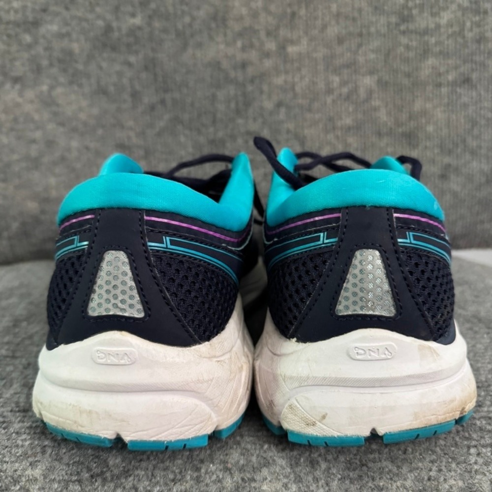 Brooks Addiction 13 Womens Running Shoes Navy Teal Purple Stability Sneakers 10 - Picture 5 of 9